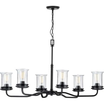 Winslett 6-Light Chandelier in Black