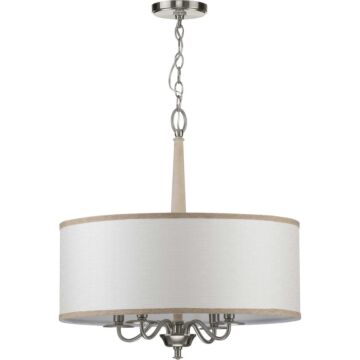 Durrell 4-Light Chandelier in Brushed Nickel