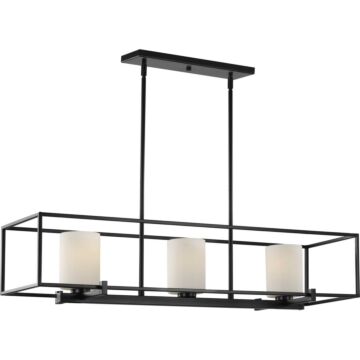 Chadwick 3-Light Island Chandelier in Black