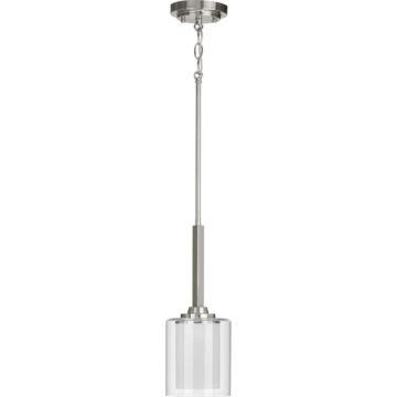 Kene 1-Light Mini Pendant in Brushed Nickel
