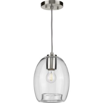 Caisson 1-Light Mini Pendant in Brushed Nickel