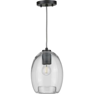 Caisson 1-Light Mini Pendant in Graphite