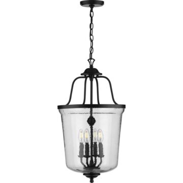 Bowman 4-Light Foyer Pendant in Black