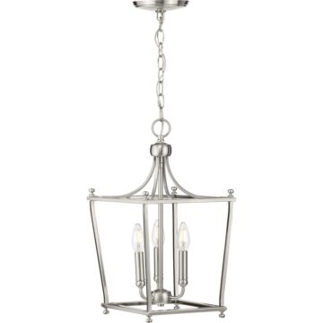 Parkhurst 3-Light Foyer Pendant in Brushed Nickel