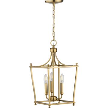 Parkhurst 3-Light Foyer Pendant in Brushed Bronze