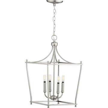 Parkhurst 4-Light Foyer Pendant in Brushed Nickel