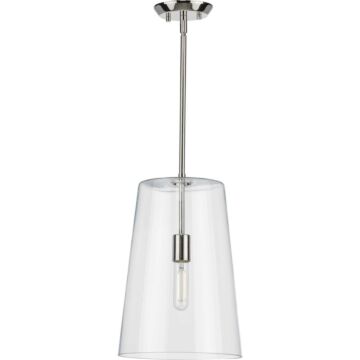 Clarion 1-Light Pendant in Polished Nickel