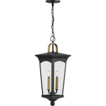 Chatsworth 2-Light Hanging Lantern in Black