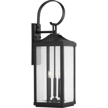 Gibbes Street 3-Light Wall Lantern in Black