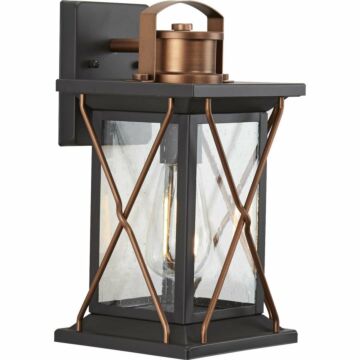 Barlowe 1-Light Wall Lantern in Antique Bronze
