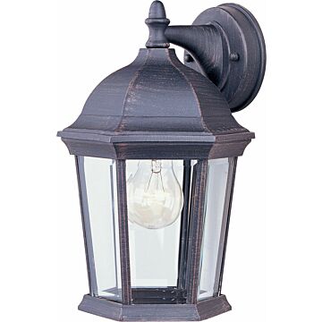Builder Cast One Light Outdoor Wall Lantern in Rust Patina by Maxim