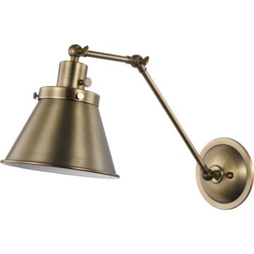 One Light Swing Arm Wall Lamp