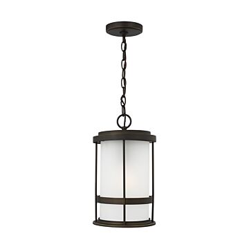 Generation Lighting Wilburn Outdoor Hanging Light in Antique Bronze