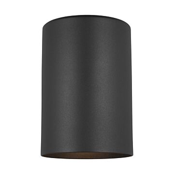 Outdoor Cylinders One Light Outdoor Wall Lantern in Black by Visual Comfort Studio