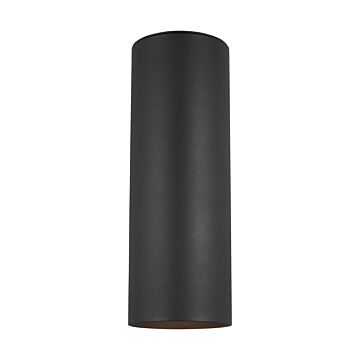 Outdoor Cylinders Two Light Outdoor Wall Lantern in Black by Visual Comfort Studio
