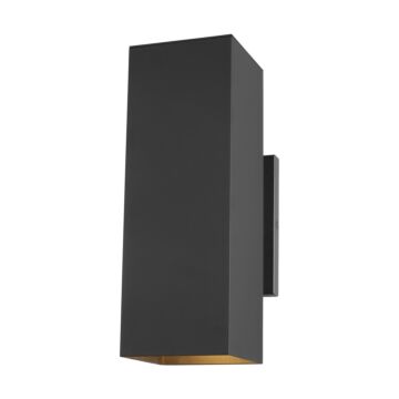 Pohl Two Light Outdoor Wall Lantern in Black by Visual Comfort Studio