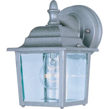 Builder Cast One Light Outdoor Wall Lantern in Pewter by Maxim