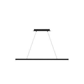 Dessau LED Suspension in Nightshade Black by Visual Comfort Modern