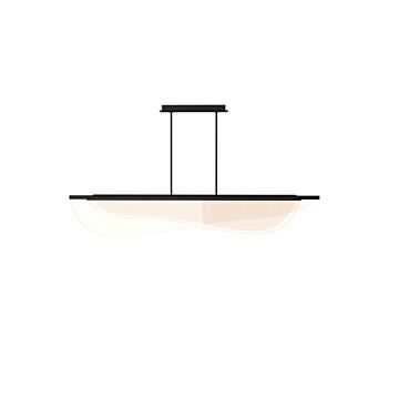 Nyra LED Suspension in Nightshade Black by Visual Comfort Modern