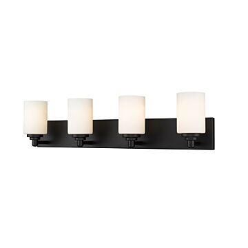 Soledad Bathroom Vanity Light in Matte Black by Z-Lite