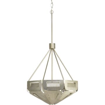 Point Dume-Yerba 4-Light Pendant in Silver Ridge