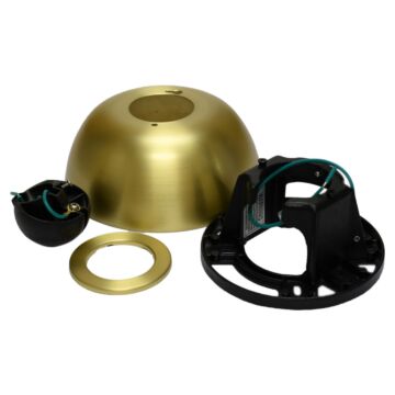 Accessory Sloped Ceiling Kit in Brushed Satin Brass by Fanimation