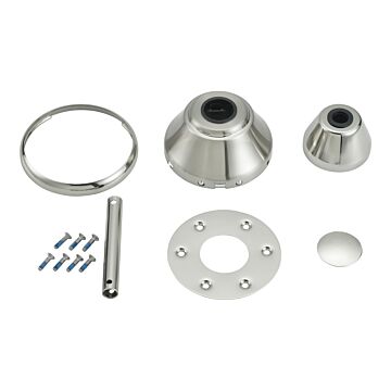 Maverick Custom Finish Kit in Polished Nickel by Visual Comfort Fan