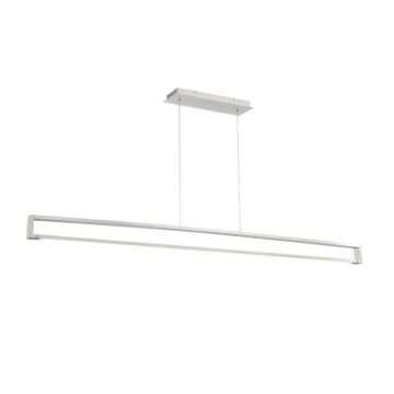 Lune LED Pendant in Brushed Aluminum by W.A.C. Lighting