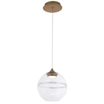 Bistro LED Pendant in Aged Brass by W.A.C. Lighting