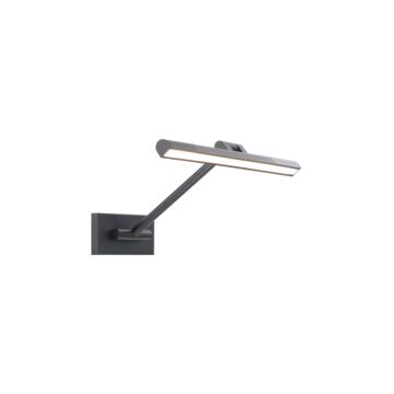 Reed LED Swing Arm Wall Lamp in Black by W.A.C. Lighting
