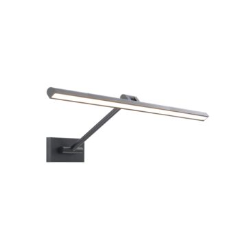 Reed LED Swing Arm Wall Lamp in Brushed Nickel by W.A.C. Lighting