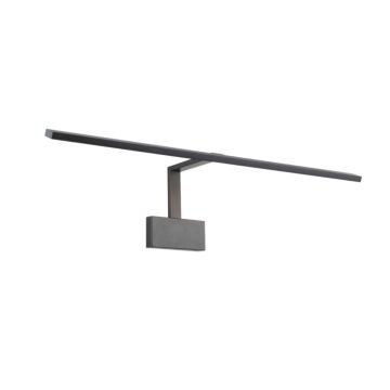 Uptown LED Swing Arm Wall Lamp in Black by W.A.C. Lighting