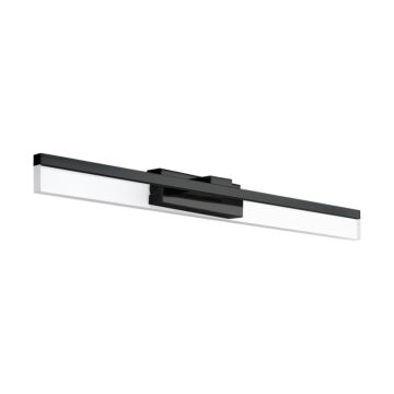 Palmital 1 LED Vanity Light in Matte Black by Eglo USA