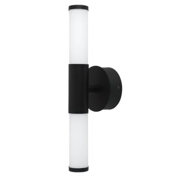 Palmera 1 2-Light LED Vanity Light in Matte Black