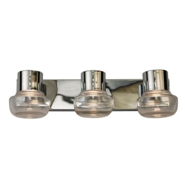 Belby 3-Light LED Bathroom Vanity Light with Vanity Light in Chrome