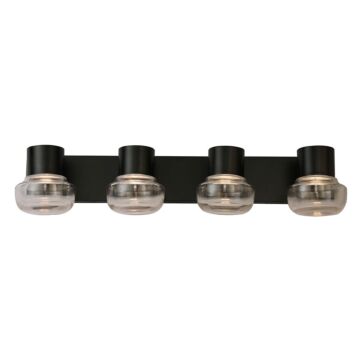 Belby 4-Light LED Bathroom Vanity Light with Vanity Light in Black