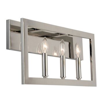 Jordan 3-Light Bathroom Vanity Light Vanity in Satin Nickel