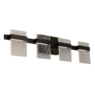 Madrona 4-Light LED Bathroom Vanity Light with Vanity Light in Black