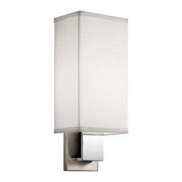No Family LED Wall Sconce in Brushed Nickel & Chrome by Kichler