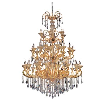 Legrenzi 48 Light Chandelier in Gold by Allegri