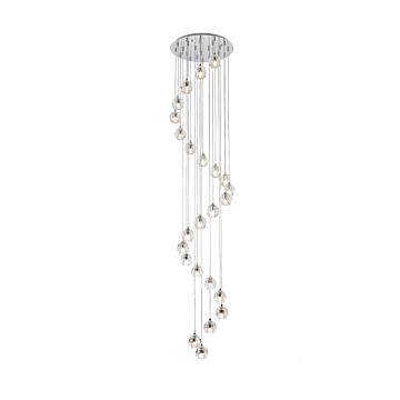 Eren 24-Light LED Pendant in Chrome