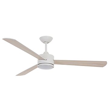 Climate III 52in Hanging Ceiling Fan in White