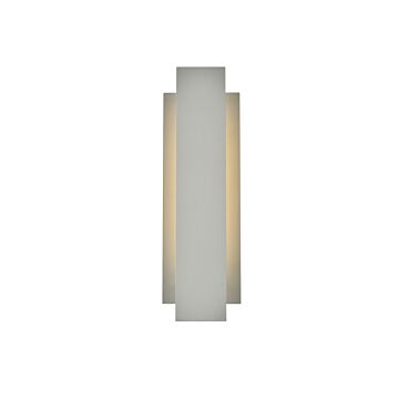 Raine LED Outdoor Wall Lamp in Silver
