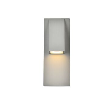 Raine LED Outdoor Wall Lamp in Silver