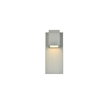 Raine LED Outdoor Wall Lamp in Silver