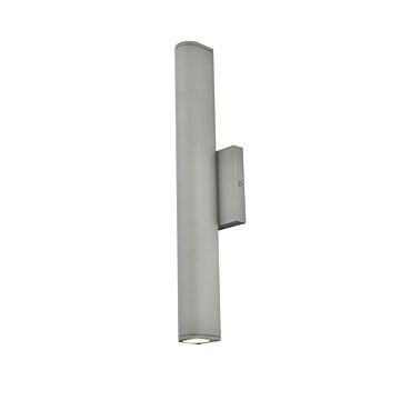 Raine LED Outdoor Wall Lamp in Silver