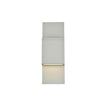 Raine LED Outdoor Wall Lamp in Silver