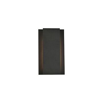 Raine LED Outdoor Wall Lamp in black