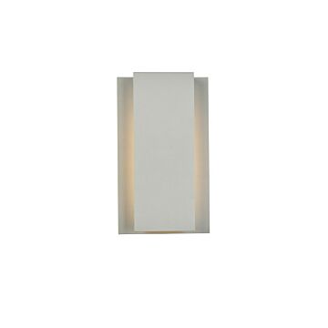 Raine LED Outdoor Wall Lamp in Silver