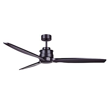 Akmani 60in Hanging Ceiling Fan in Black